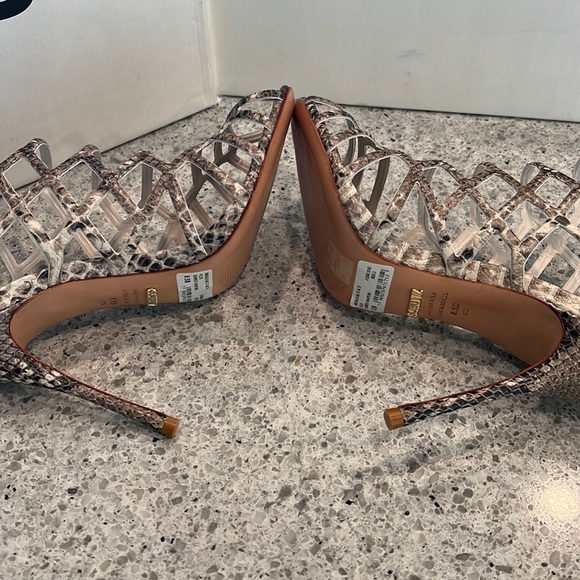 Juliana Heel caged sandals summer snake - Picture 5 of 6